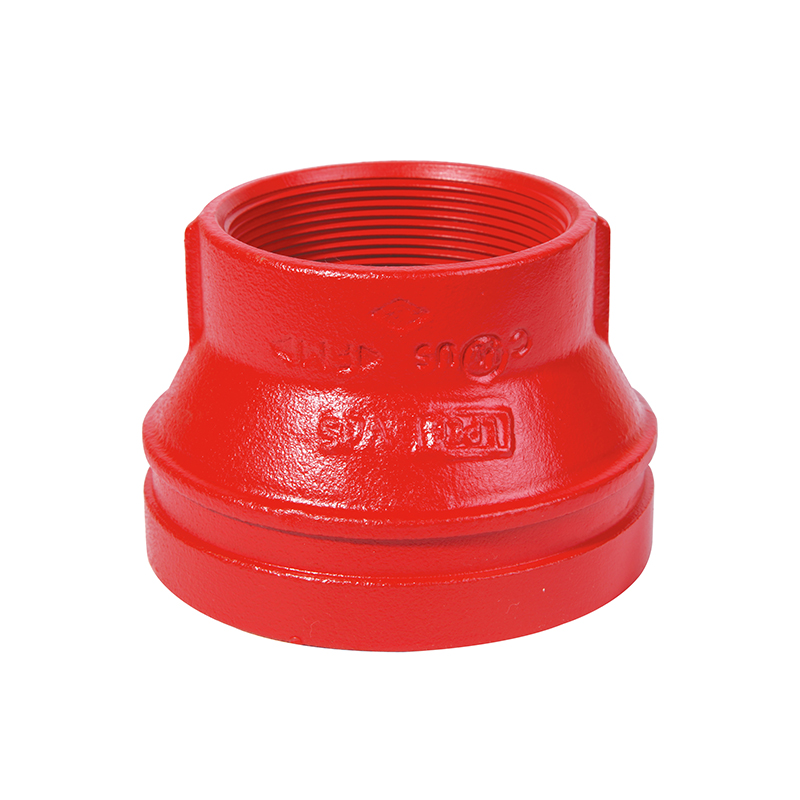 DI GROOVED FITTINGS-GROOVED ECCENTRIC REDUCER WITH FEMALE THREAD