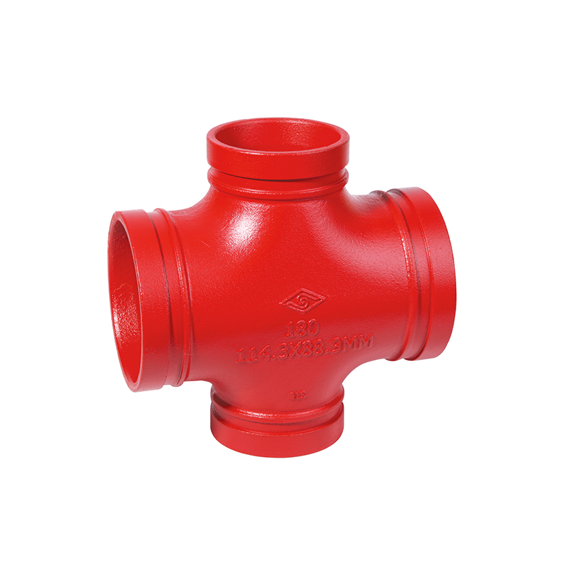 DI GROOVED FITTINGS-REDUCING CROSS