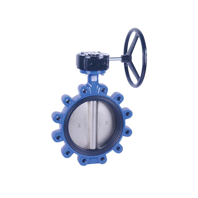 ANSI LUGGED WAFER BUTTERFLY VALVE WITH GEARBOX